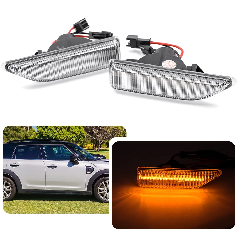 Per BMW MINI COOPER R60 R61 COUNTRYMAN PACEMAN Dinamico LED Indicatore di posizione laterale Indicatore di direzione Luci parafango  34