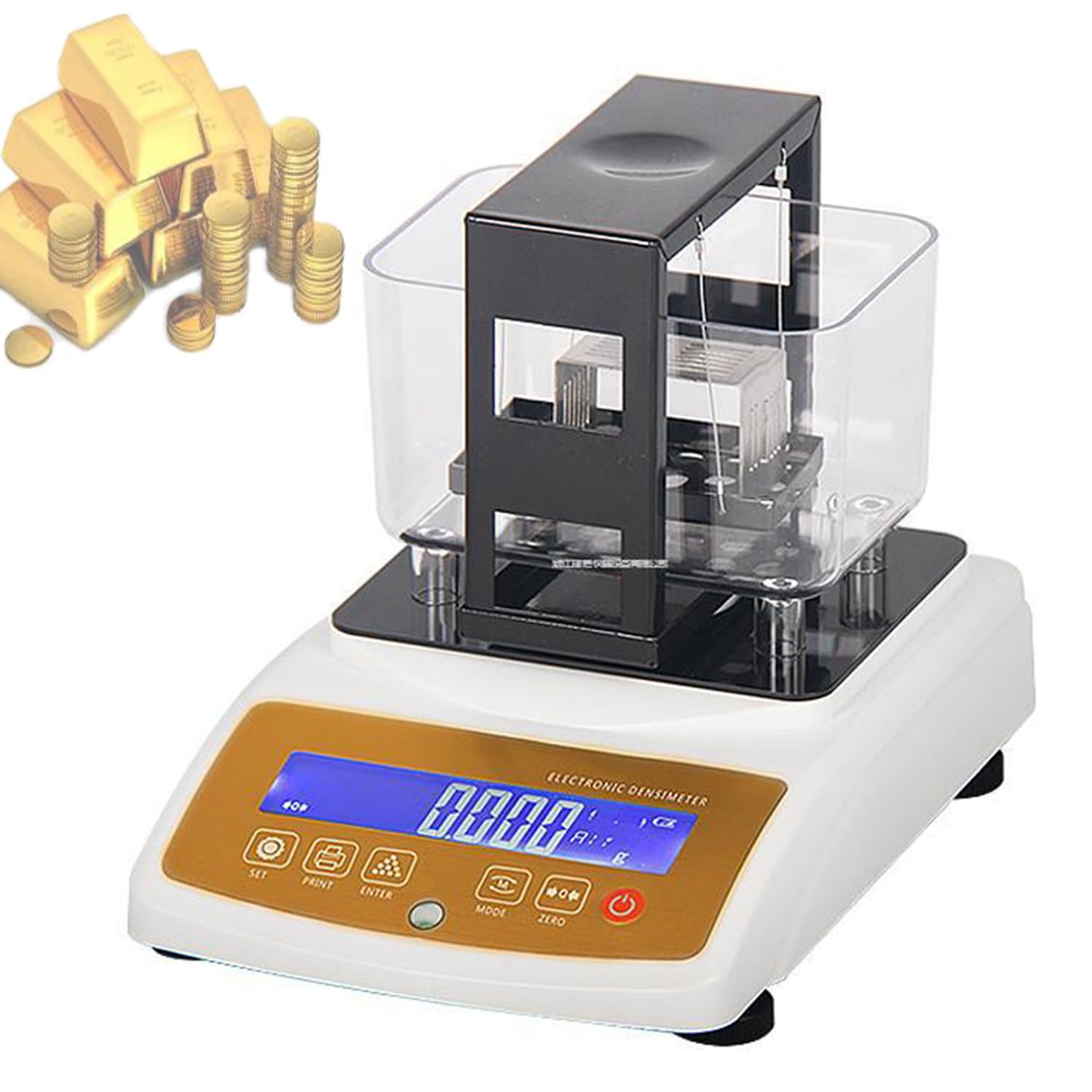 Kit Complet De Détection des Métaux Précieux,Testeur De Pureté d'or K,Argent,Appareil De Laboratoire pour Bijoutiers Et Prêteurs sur Gages,200K