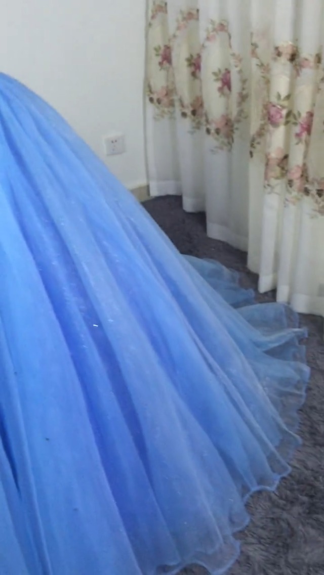 blue dresses for women long sleeve Royal Blue Sequin Velvet Designer Ostrich Feather Mermaid Prom Dress