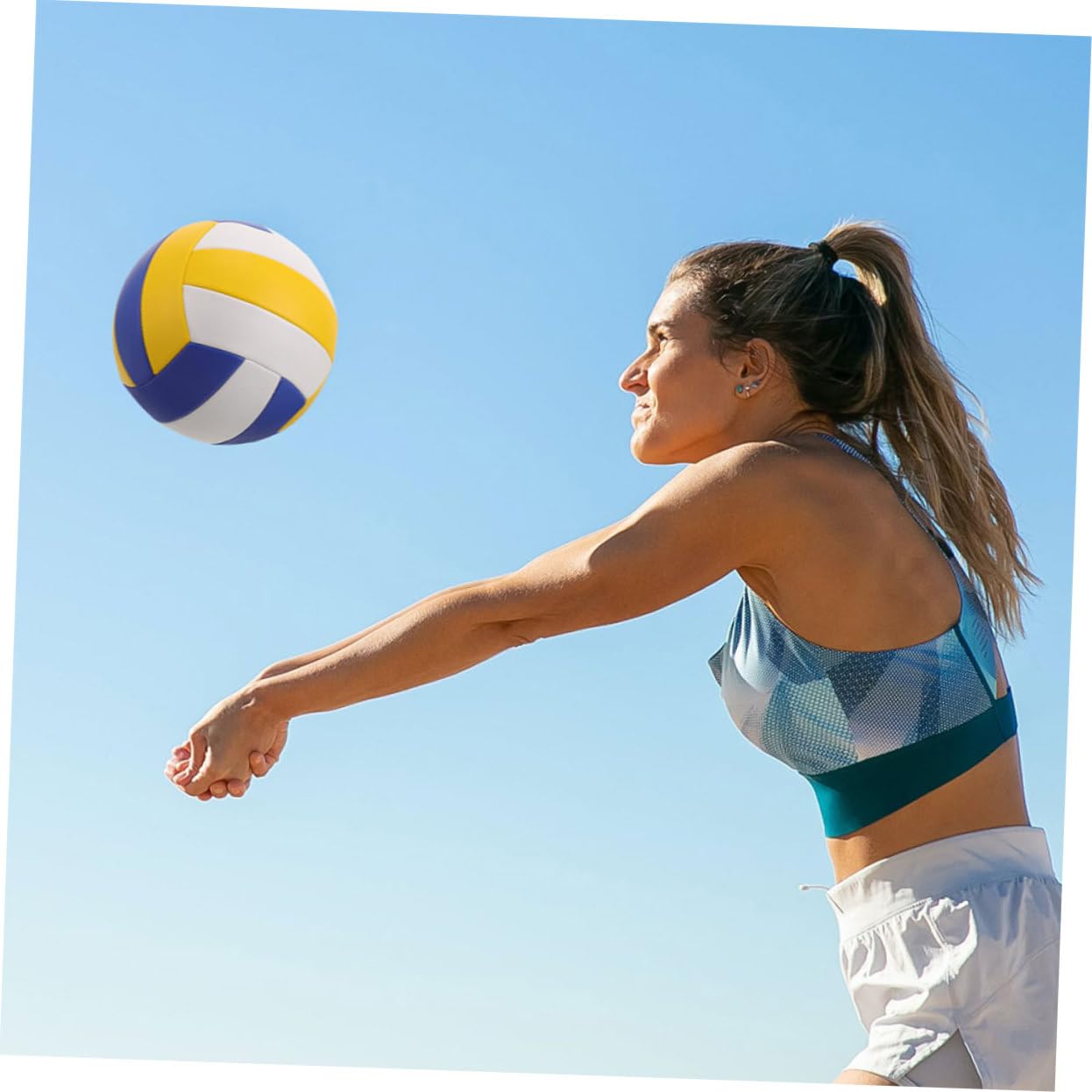 Toddmomy 2 Piezas Voleibol de Entrenamiento para Interior y Exterior Resistente y Duradero para Práctica de Voleibol Construcción de Material y Superficie para Agarre Cómodo Standard