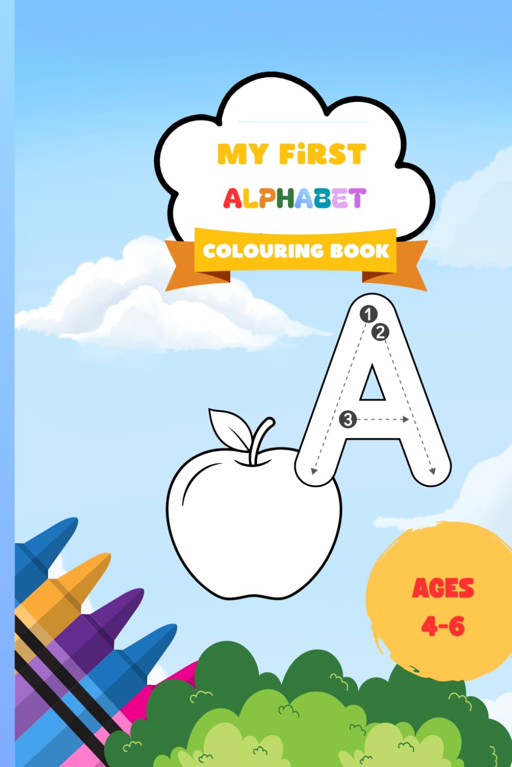 My First Alphabet Colouring Book