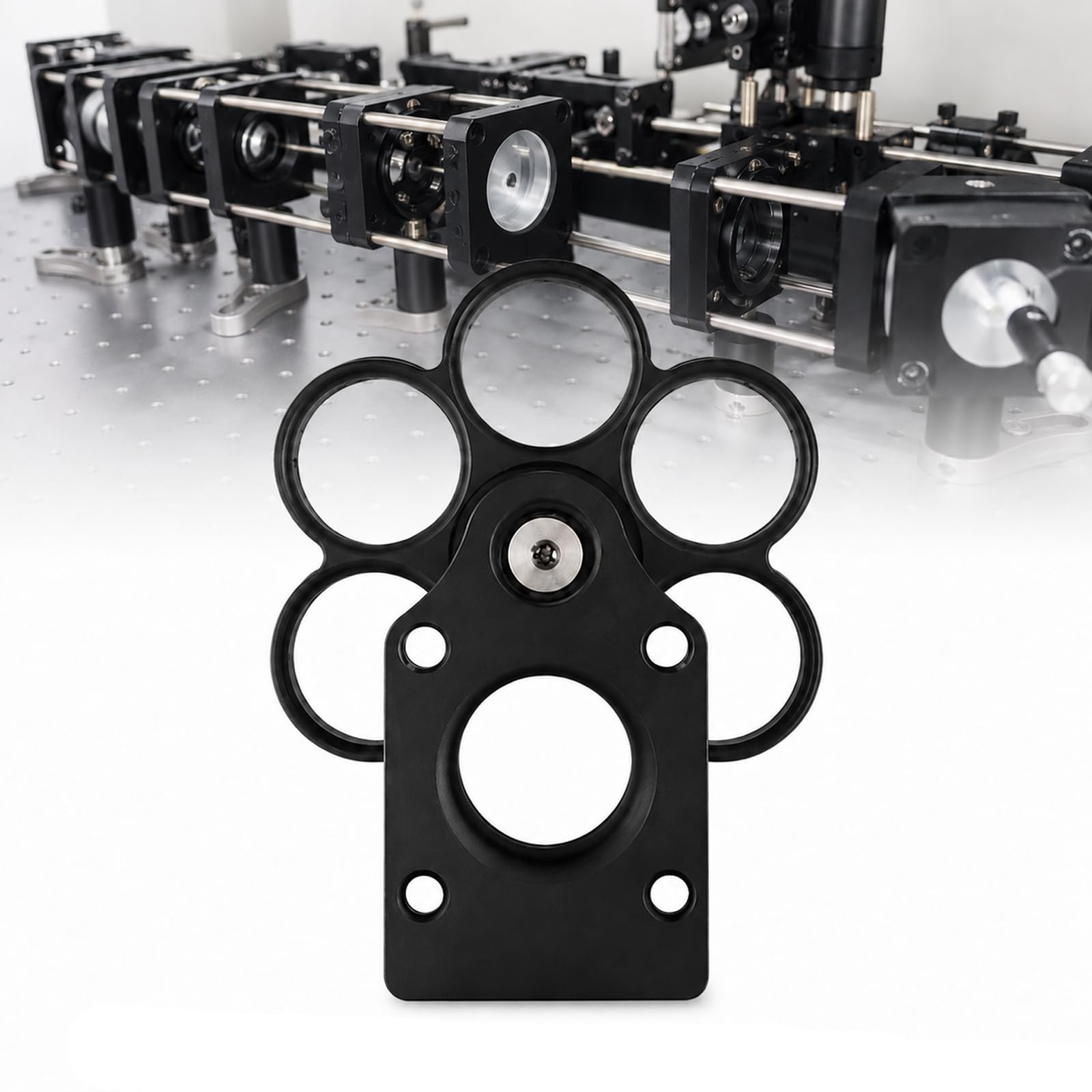 Rueda De Filtros De 6 Posiciones para Telescopio, Rueda De Filtros De 0,5 Pulgadas, Portafiltros Coaxial Roscado Sm1, Interruptor De Retención Repetible Y Orificios De Montaje 12.7mm
