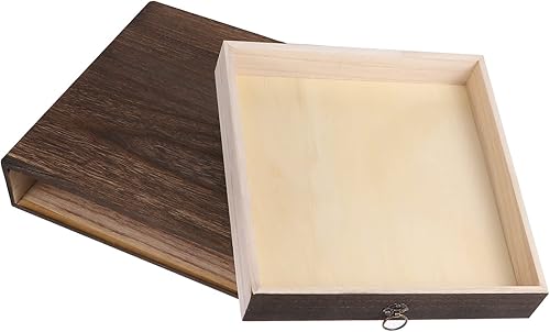 Miniatura 9 de Zerodeko Cajones pequeños de madera, organizador de cajones de escritorio, caja de almacenamiento de madera retro, varios soportes para oficina,