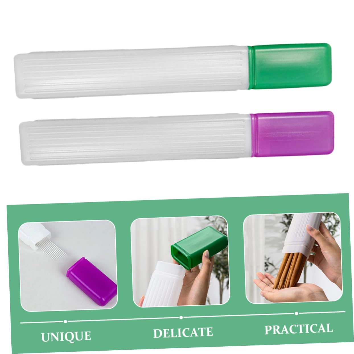 Tofficu 6piezas Organizador De Agujas De Tejer Contenedor De Almacenamiento Para Agujas De Coser Caja De Duradera Para Tejer y