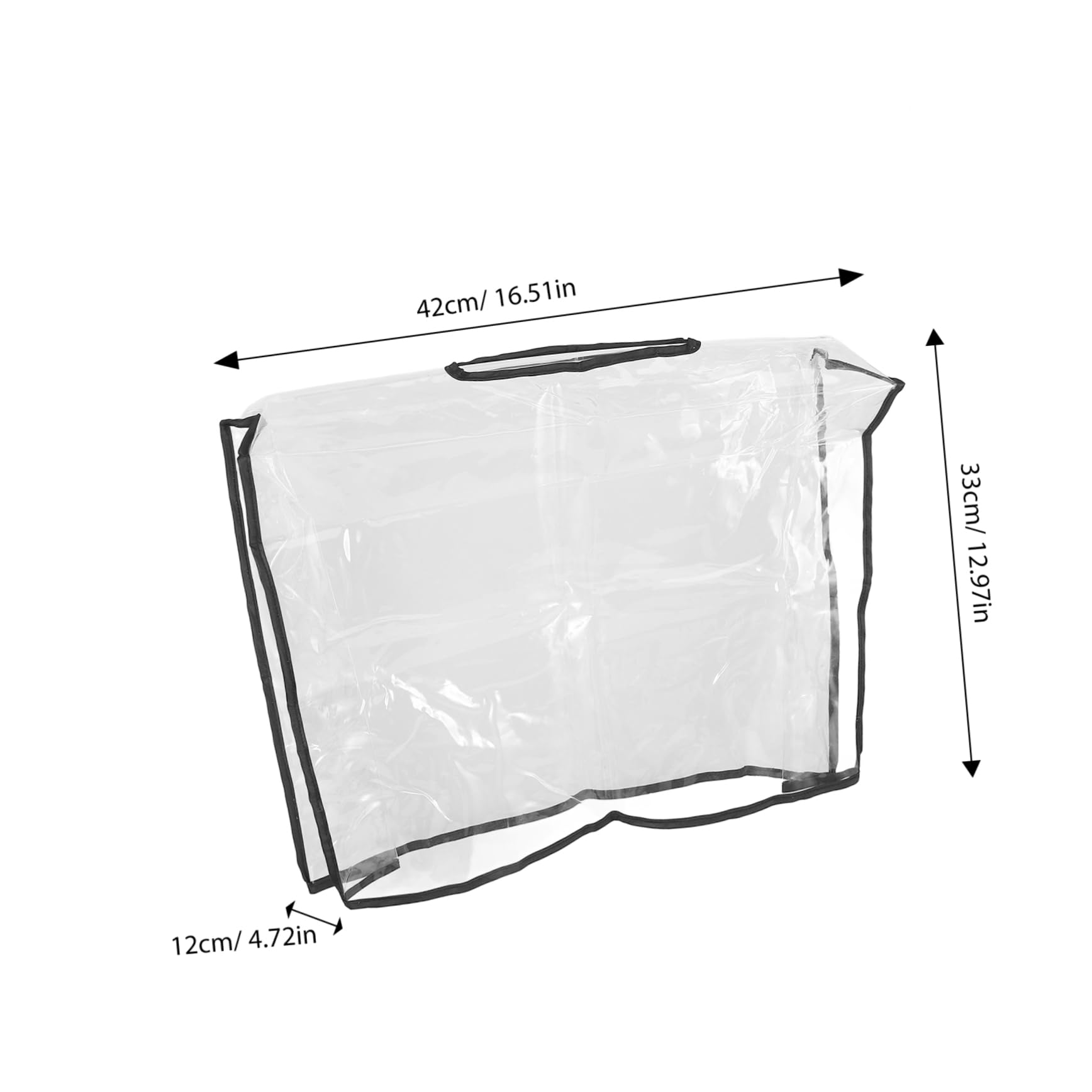 ibasenice de Lluvia para Bolso Transparente Protector para Handbag para Actividades y de Usar y Ligera