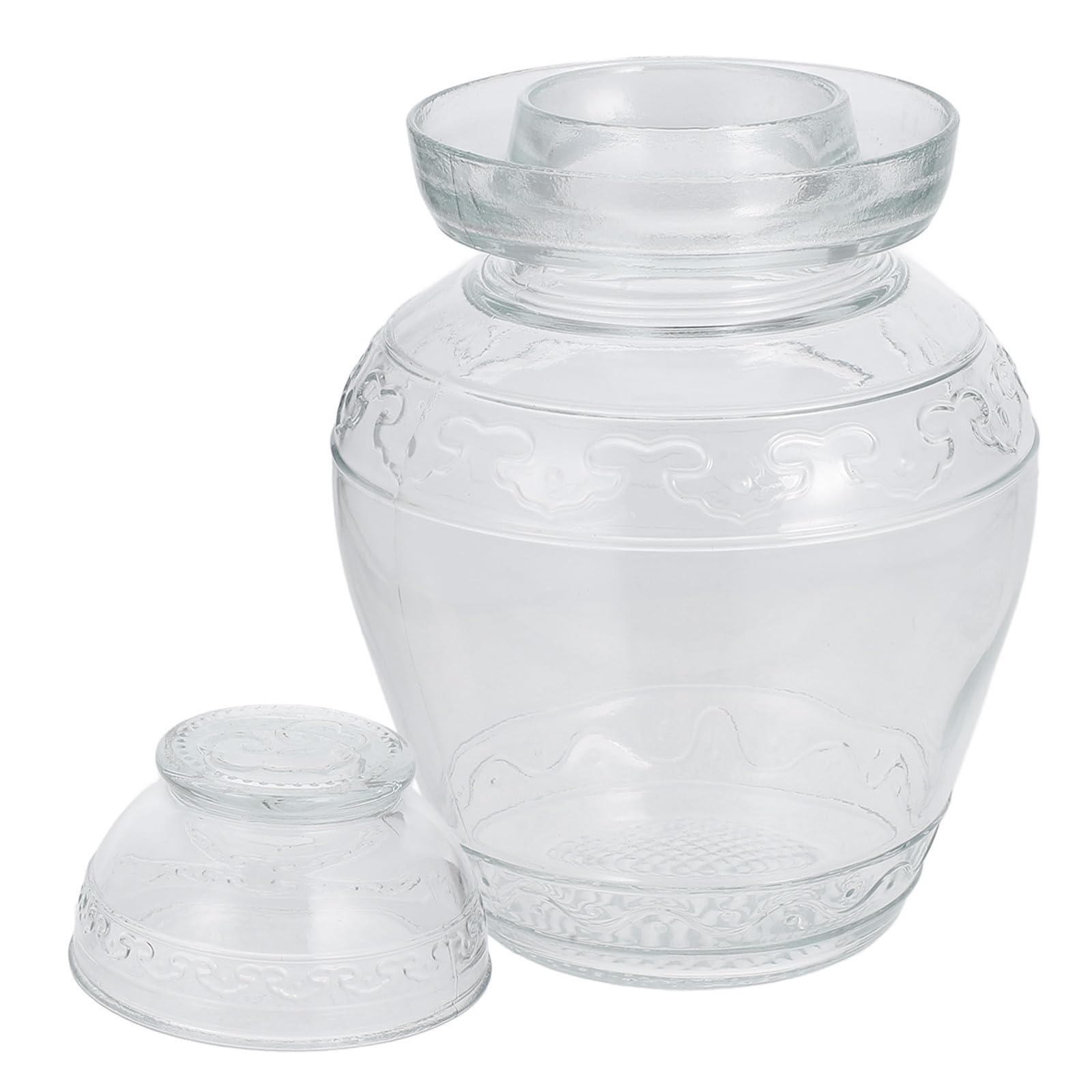 Angoily Fermentationsglas 88 Oz aus Borosilikatglas mit Deckel
