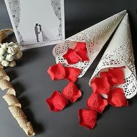 Vista 4 de DECORA 4.5 pulgadas blanco redondo papel encaje Doilies para la decoración de vajilla de boda 200pcs