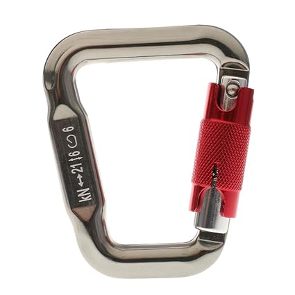 MUNSAR 21KN Safety Auto Locking Paraglider Paragliding Carabiner Rock Climbing Gear