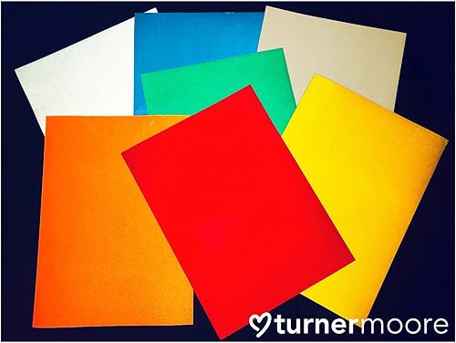 Miniatura 3 de Turner Moore Edition Adhesivo permanente de vinilo reflectante naranja, hojas de vinilo reflectante de 12 x 12 pulgadas para Cricut, automóviles,