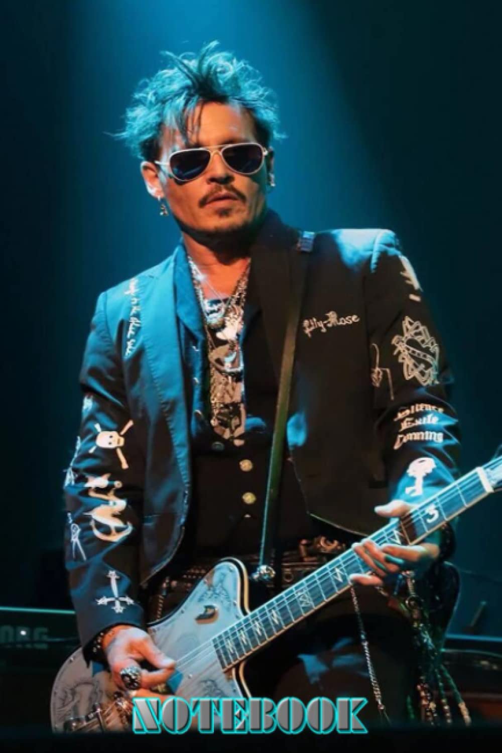 Notebook : Johnny Depp Day Planner Notebook Great for Birthday or Christmas Gift Home or Work Vol #508