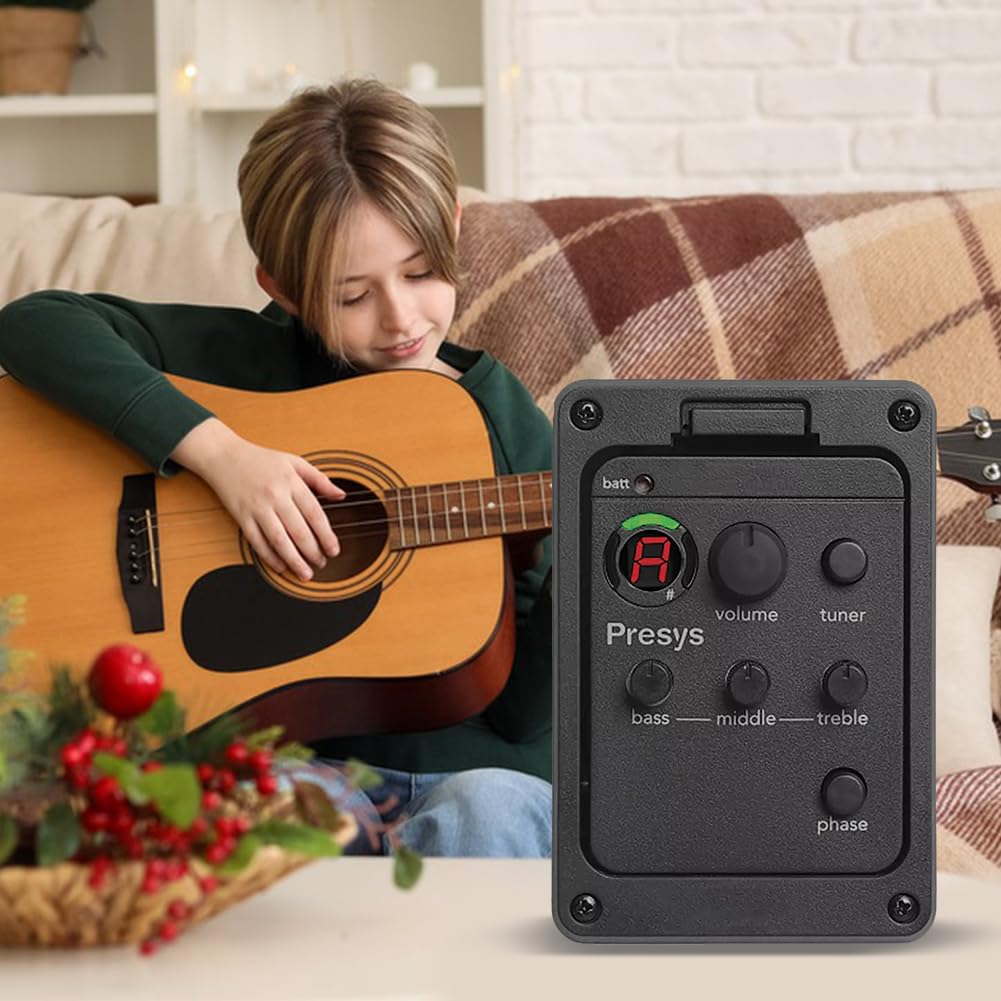 Fishman Presys Égaliseur de préampli de guitare acoustique alimenté par piles