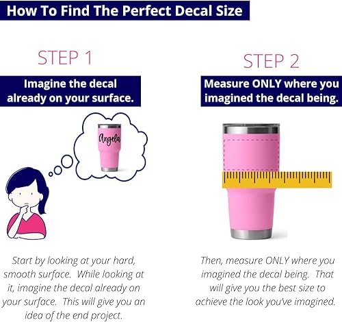 Miniatura 5 de Calcomanía personalizada con nombre para taza Yeti, vaso, botella de agua, laptop, ventana de coche u otra superficie dura y lisa, tu elección de