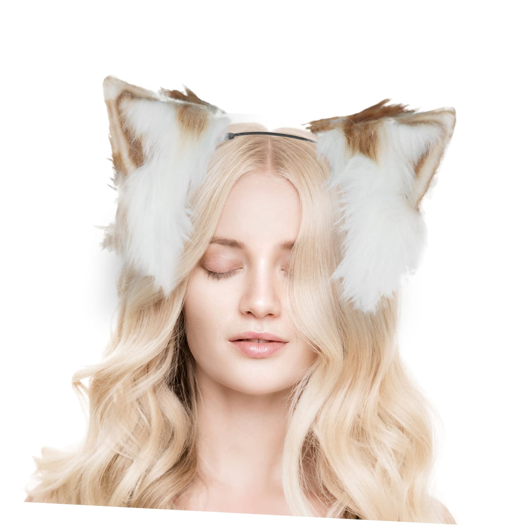 Beavorty 3pièces Bandeau Décoratif Oreilles Animal Pour Festival Accessoire Cosplay Adorable Et Amusant Pour Fêtes Et Photos