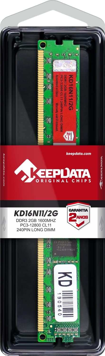 Review da Memória RAM DDR3 2GB 1600MHz: Testado por 30 dias para desktops