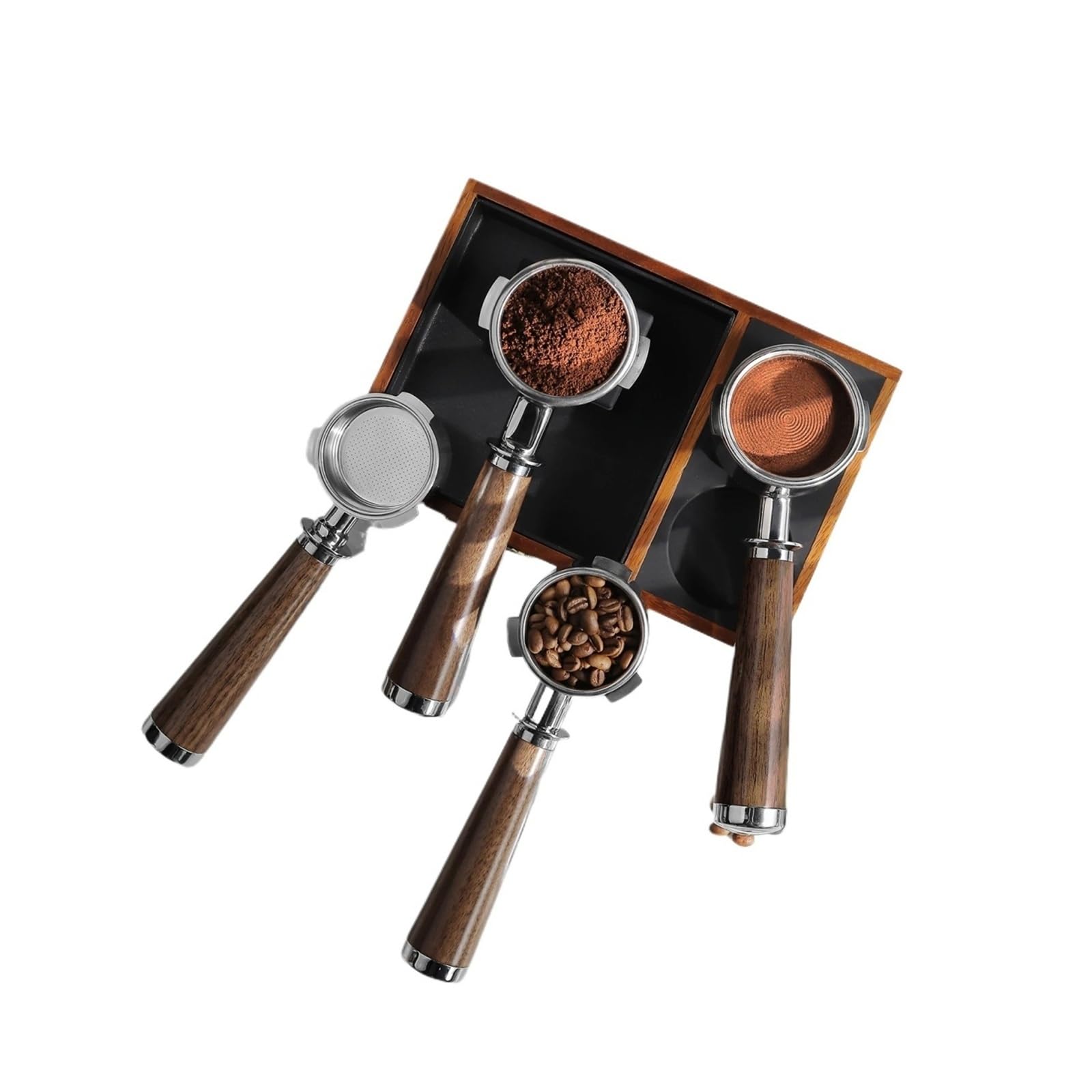 Compatible Con Delonghi, 51/54/58mm, Portafiltro De Café Sin Fondo, Piezas De Máquina De Espresso, Mango De Repuesto For Cafetera(Breville 15g)