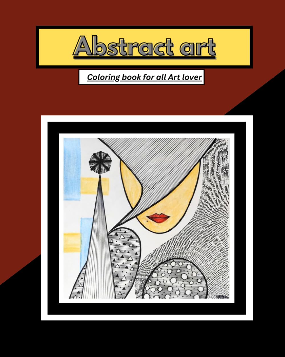 abstract art: Relax and enjoy Coloring Book