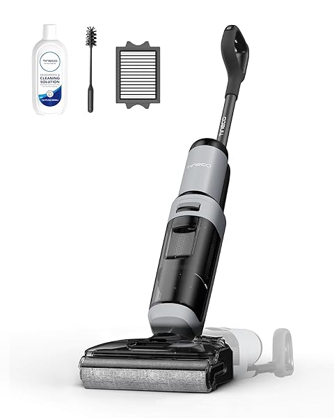Tineco Floor ONE i5 Stretch Wet Dry Vacuum Cleaner, Vacuum & Mop in One Step, 20kpa Powerful Suction, 180° Lay-Flat Design, Anti-Tangle Design, Dual-Sided Edge Cleaning, Up to 30* Minutes Runtime