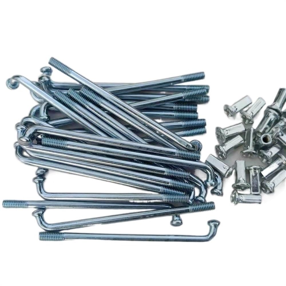 Raggi Bicicletta 36 pezzi raggi for biciclette elettriche 8G/9G diametro 3,5 mm/4,0 mm lunghezza 80-233 moto(3.5X65mm)