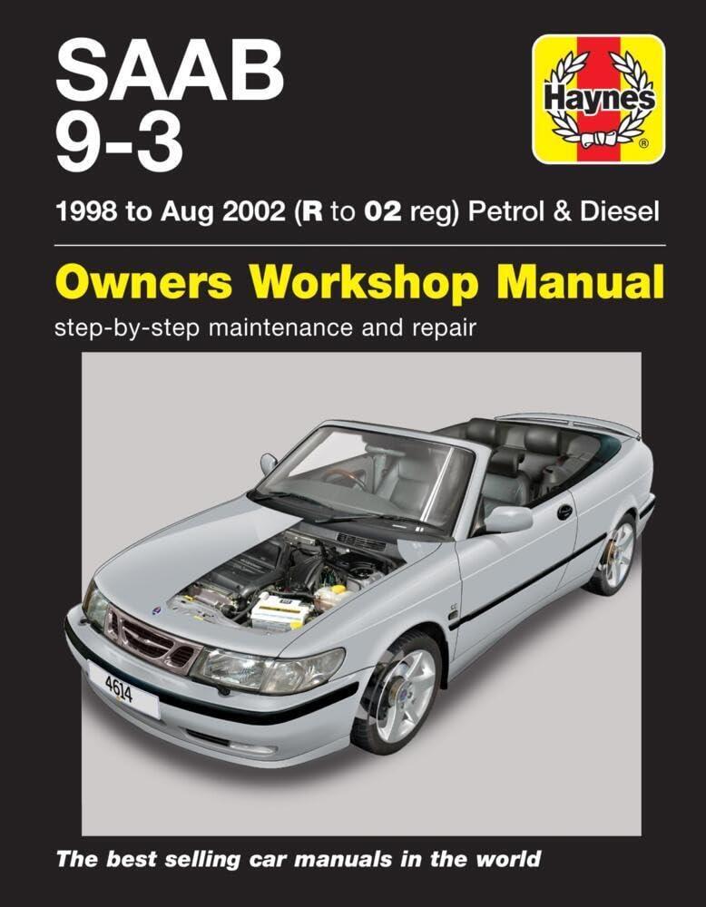 Haynes Saab 9-3 Petrol & Diesel (98 - Aug 02) Repair Manual (Paperback)