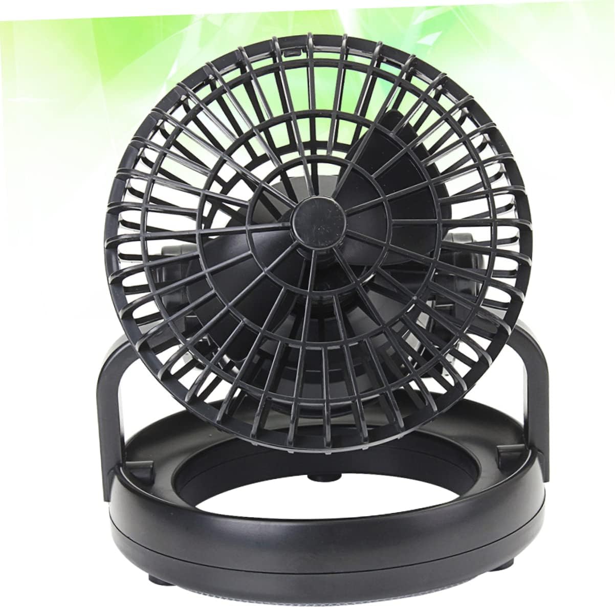 2Pcs LED Camping Light Fan with Hanging Hook Bright LED Tent Lamp for Outdoor Camping Hiking and Emergency Use Dual Function Fan and Lantern Batteries Not Included