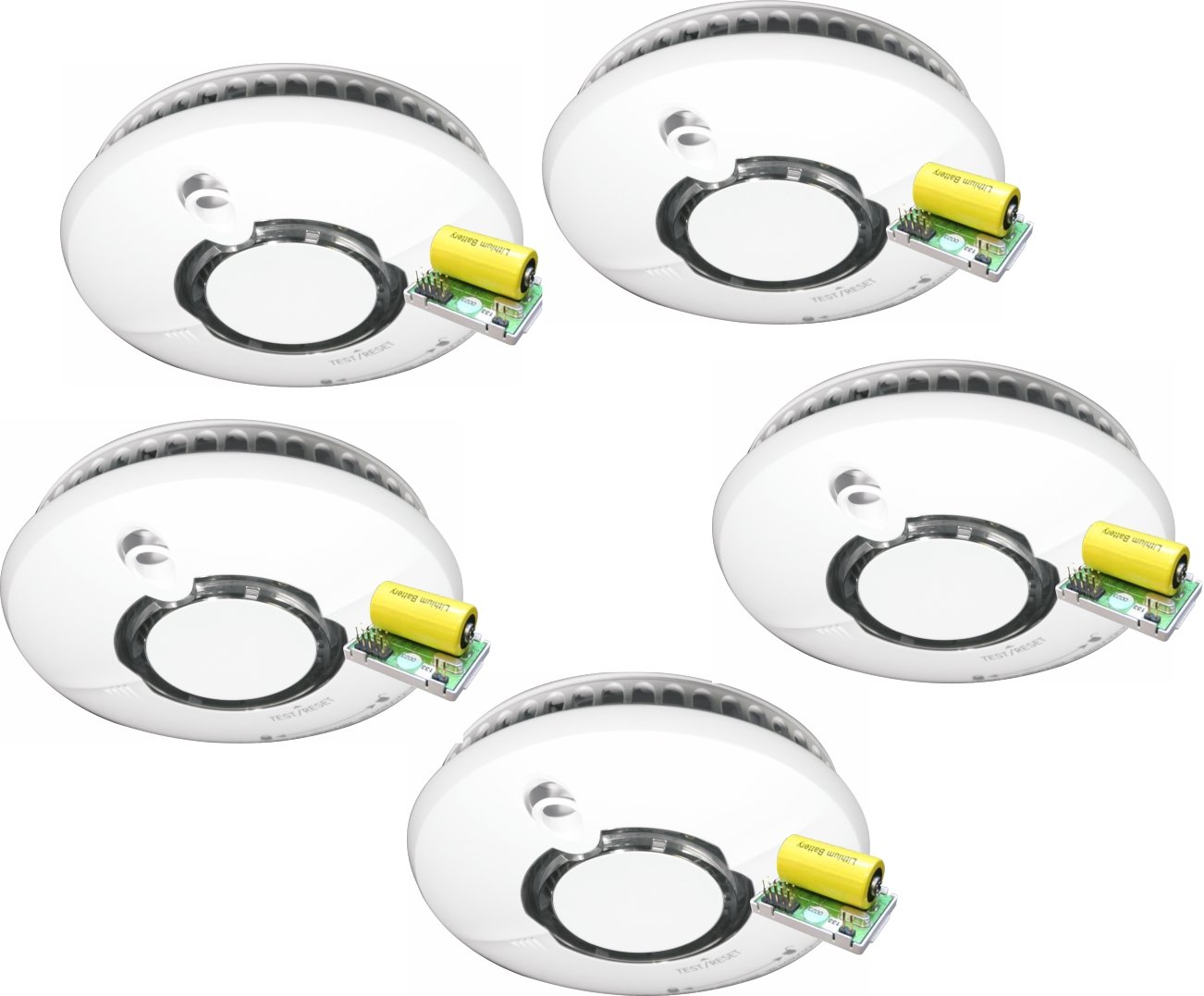 FireAngel Funkrauchmelder 5-er Set, weiß, ST-630 DE