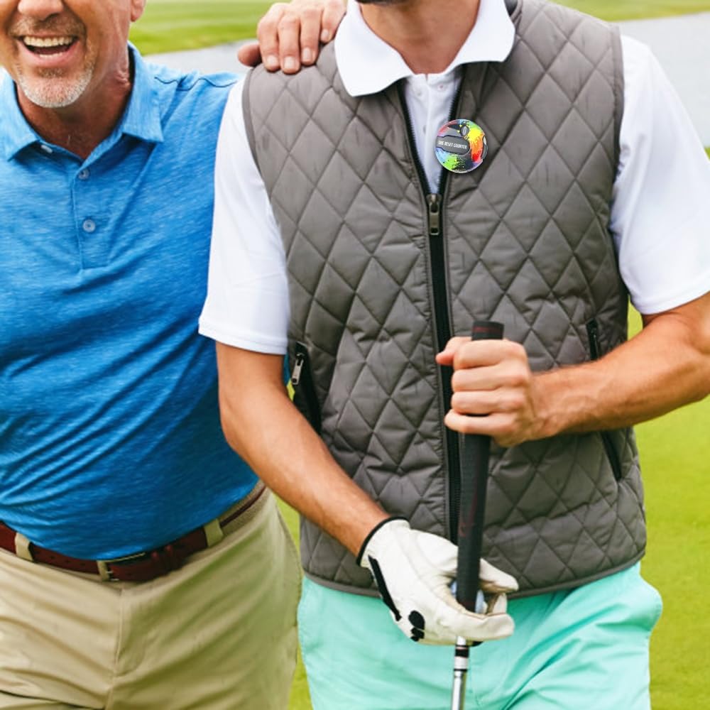 DONGKER Contador de puntuación de golf, contador de golpes con clip hasta 12 puntos