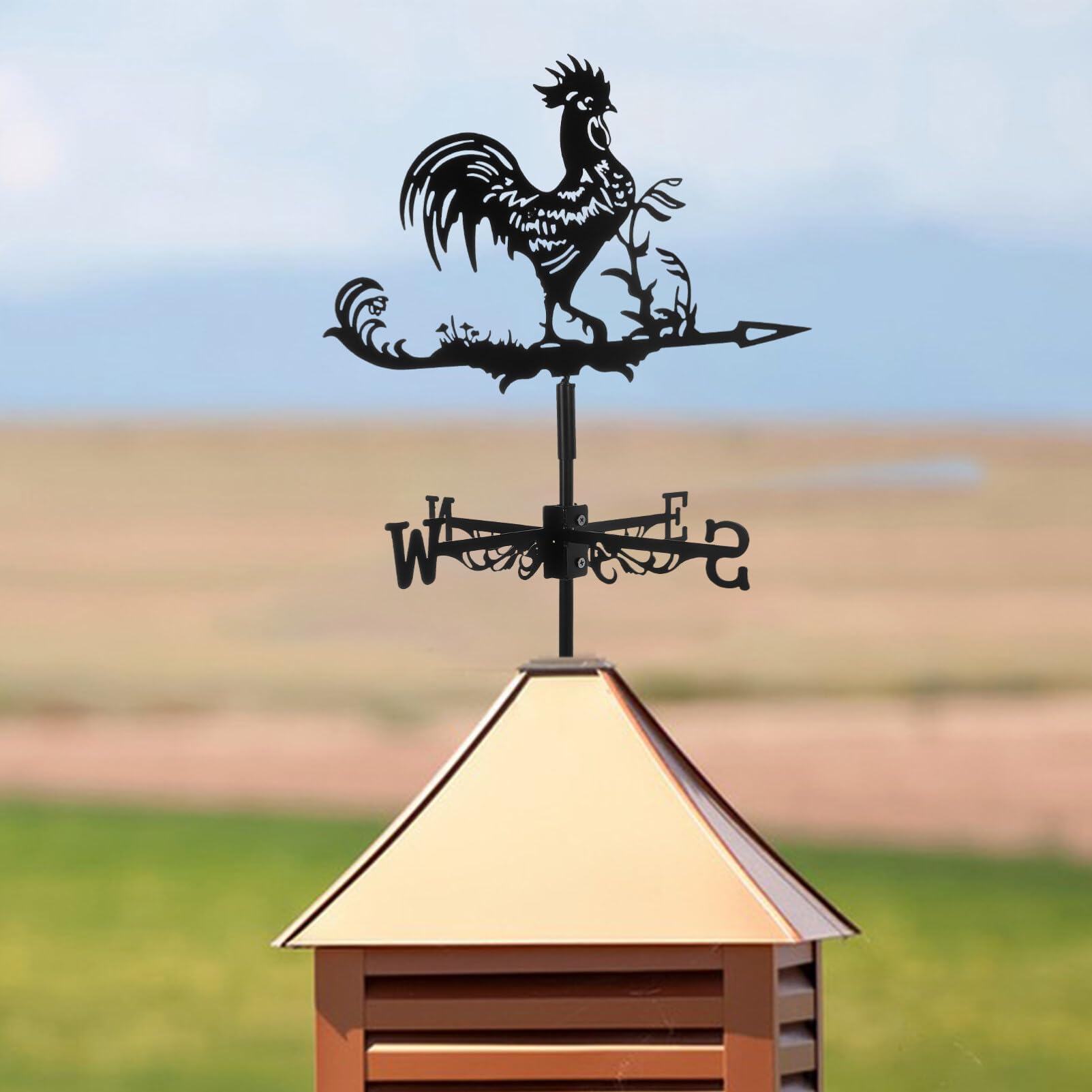 Wetterfahne Edelstahl-Wetterfahne Für Den Garten K Produktbild-Vorschau 8