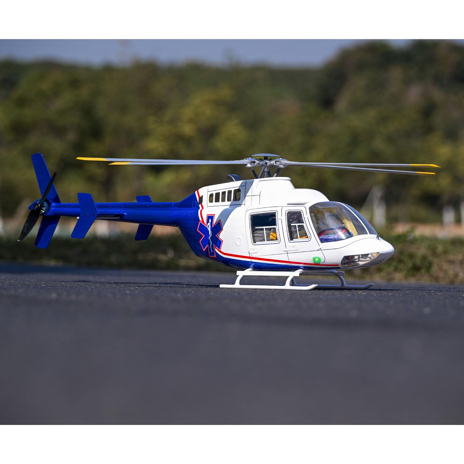 wheelfun Flywing Bell 407 elicottero telecomando 470 classe modello aereo One Click Return Brushless Motor RTR Flysky I6S Radio Batteria