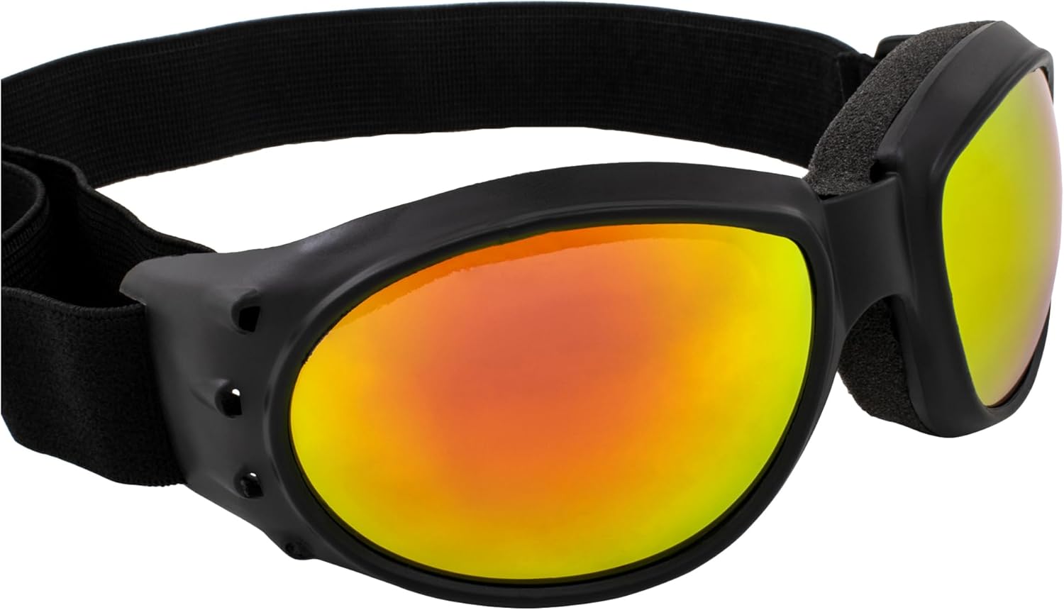 Birdz Eyewear Eagle Padded Dirt Bike Motorcycle Riding Goggles Black Frame with Mirror Lens for Men and Women - Image 7