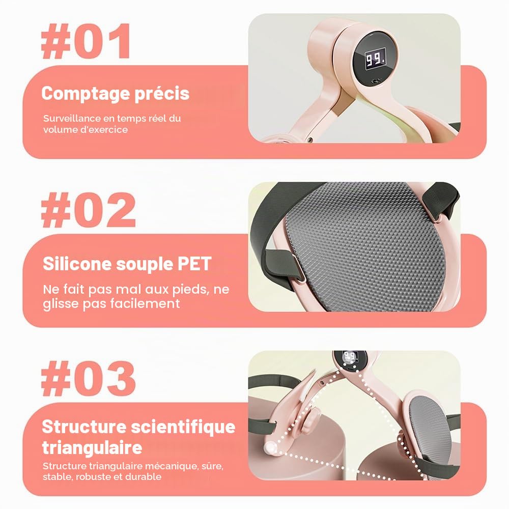 Appareil De Rééducation Périnée Mineup – Renforcement Musculaire Réglable 10–30 Kg, Avec Compteur