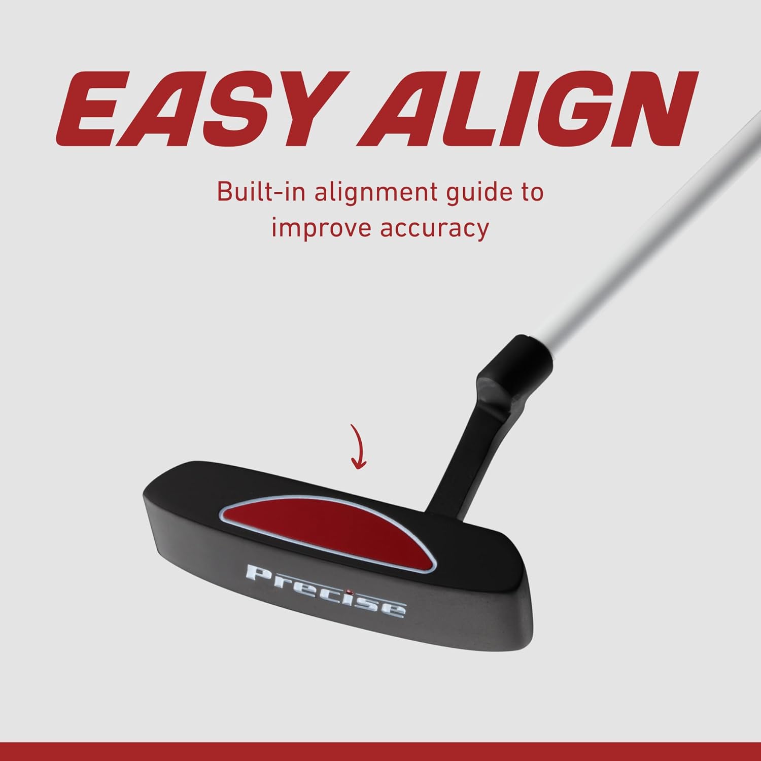 Precise XD-J Kids Golf Clubs Set – Boys’ & Girls’ Junior Golf Set with Lightweight Graphite Shafts, Hybrid, Putter & Stand Bag