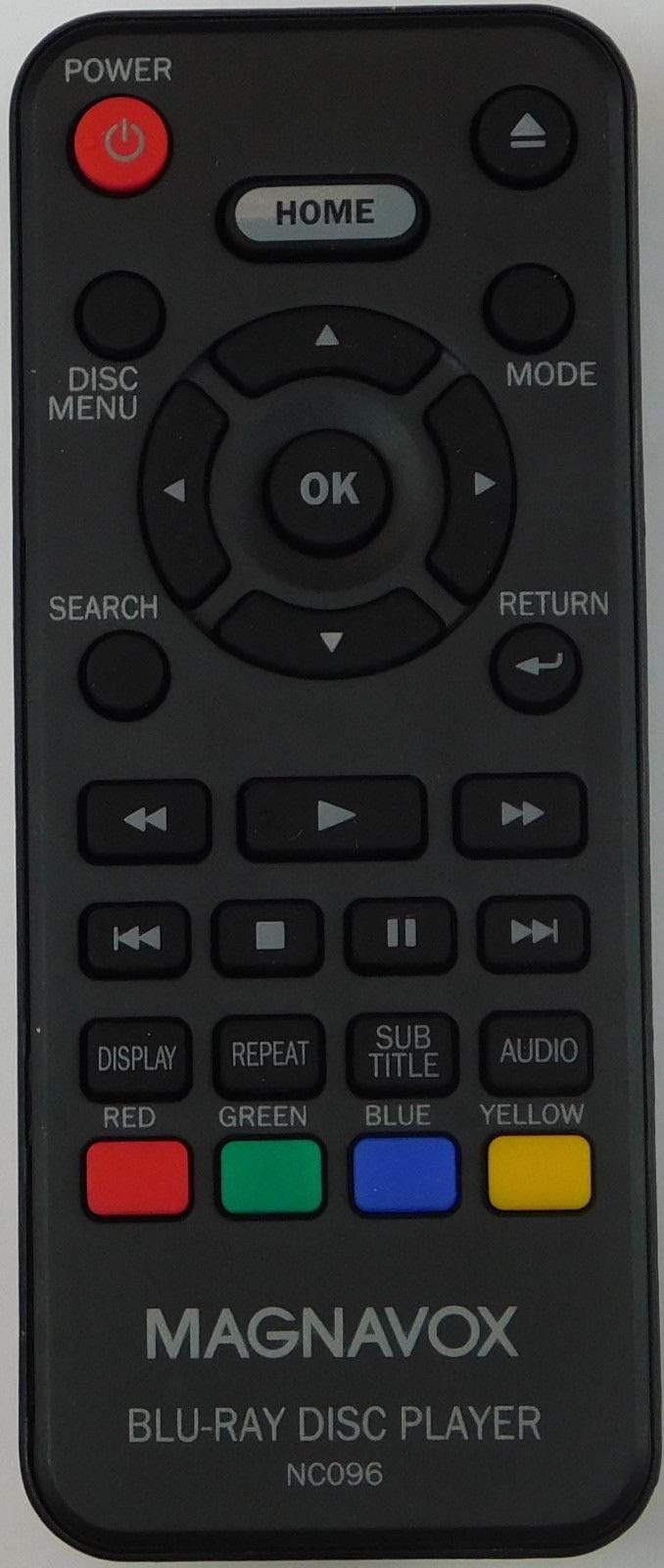 Original Factory New MAGNAVOX BLU-RAY Remote NC096UL MBP6700P/F7