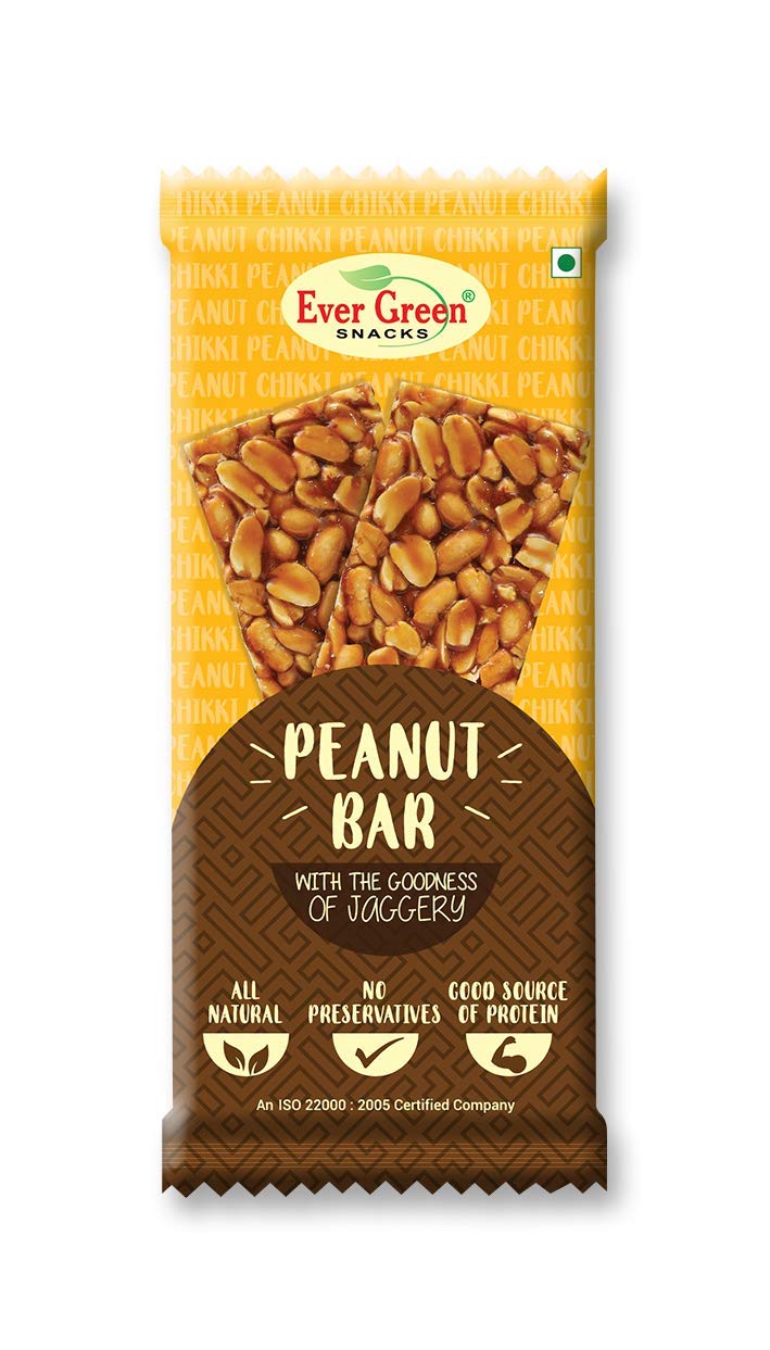 Evergreen Snacks - Peanut Chikki Bar - (30gm X 10pcs) (B08ZKXRYQD) Amazon Price History, Amazon Price Tracker