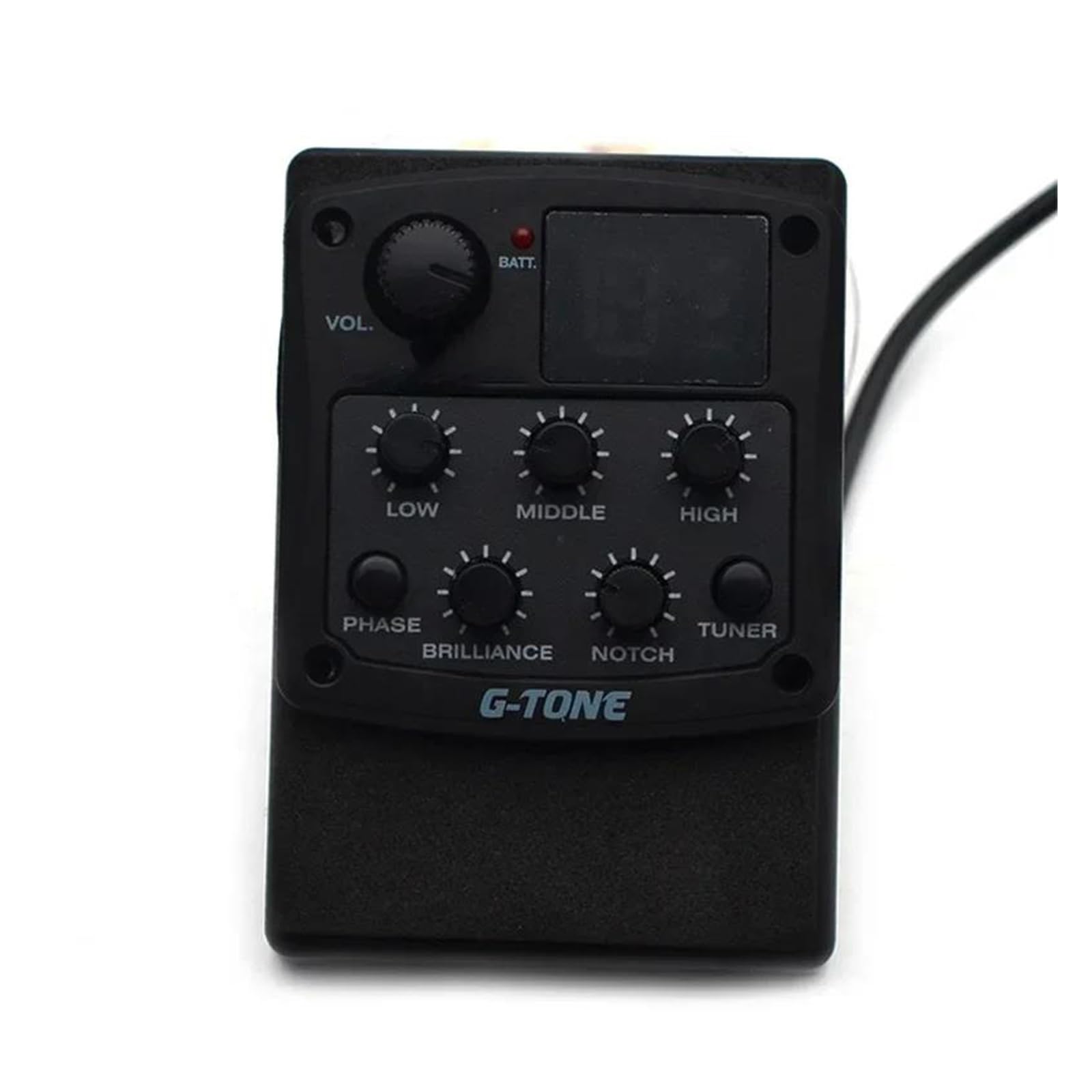Przedwzmacniacz Do Gitary Akustycznej Serii G-Tone, 3-pasmowy Korektor EQ, Tuner LED, Czarny Części zamienne do przetworników gitary akustyczne(3)