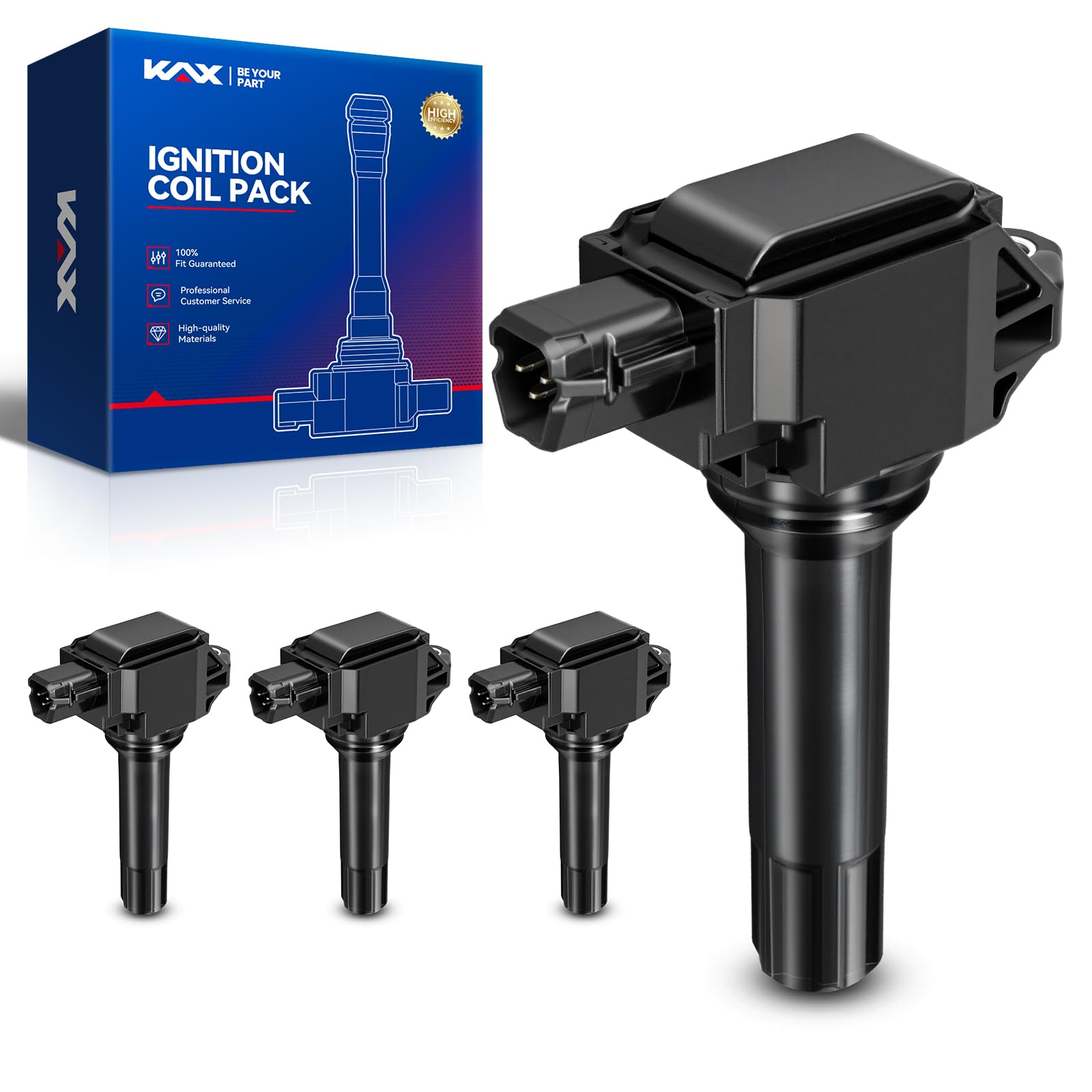 KAX 4 Ignition Coils for Subaru Crosstrek 2016-2017 GAS