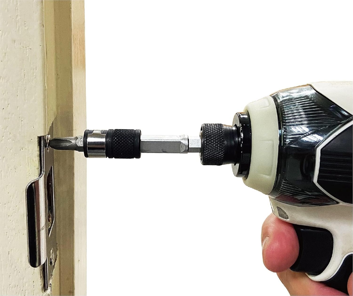 BIG RED 1/4" Drive Bit Holder - 2-in-1 Socket And Bit Adapter For Quick Changes