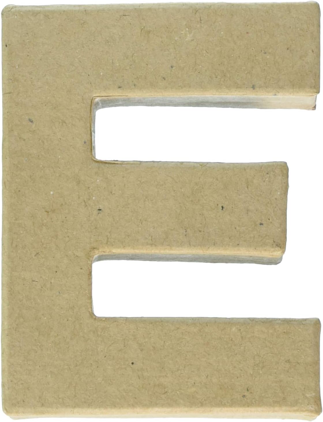 Craft Ped Paper CPLBV0463.E Mache 4 Letter E Kraft