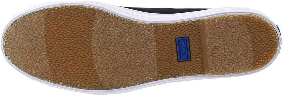 Keds Women's Triple Kick Canvas Fashion Sneaker, black/white, 8 M US - Image 9