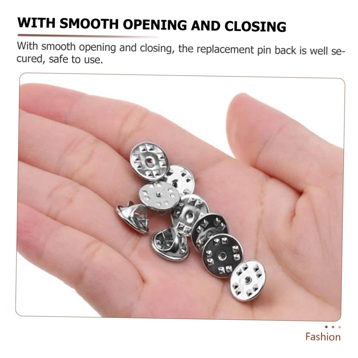 Fijación De Broches De Seguridad Clasp De Bloqueo Accesorios De Reemplazo Para Pines Sistema De Sujeción Profesional Para Broches y De Solapa