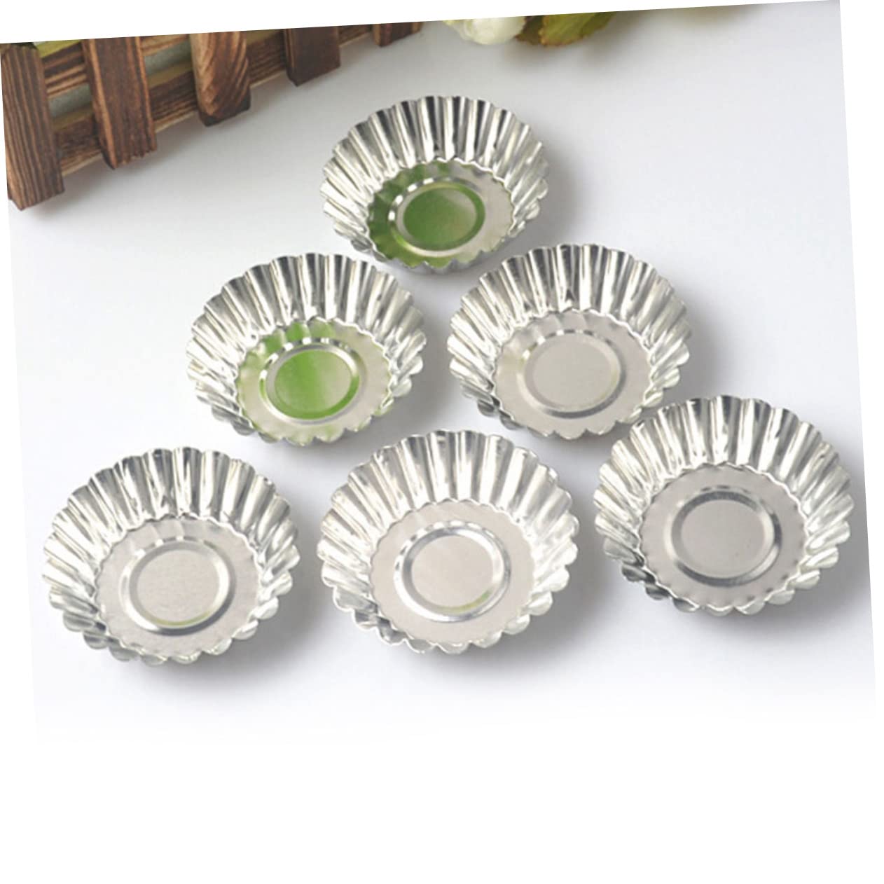 Alipis Molde para Tartas de Huevo de Hojalata Plata, 100 Piezas | Revestimiento Antiadherente, Liberación Fácil y Limpieza Sencilla, Conducción Rápida del Calor