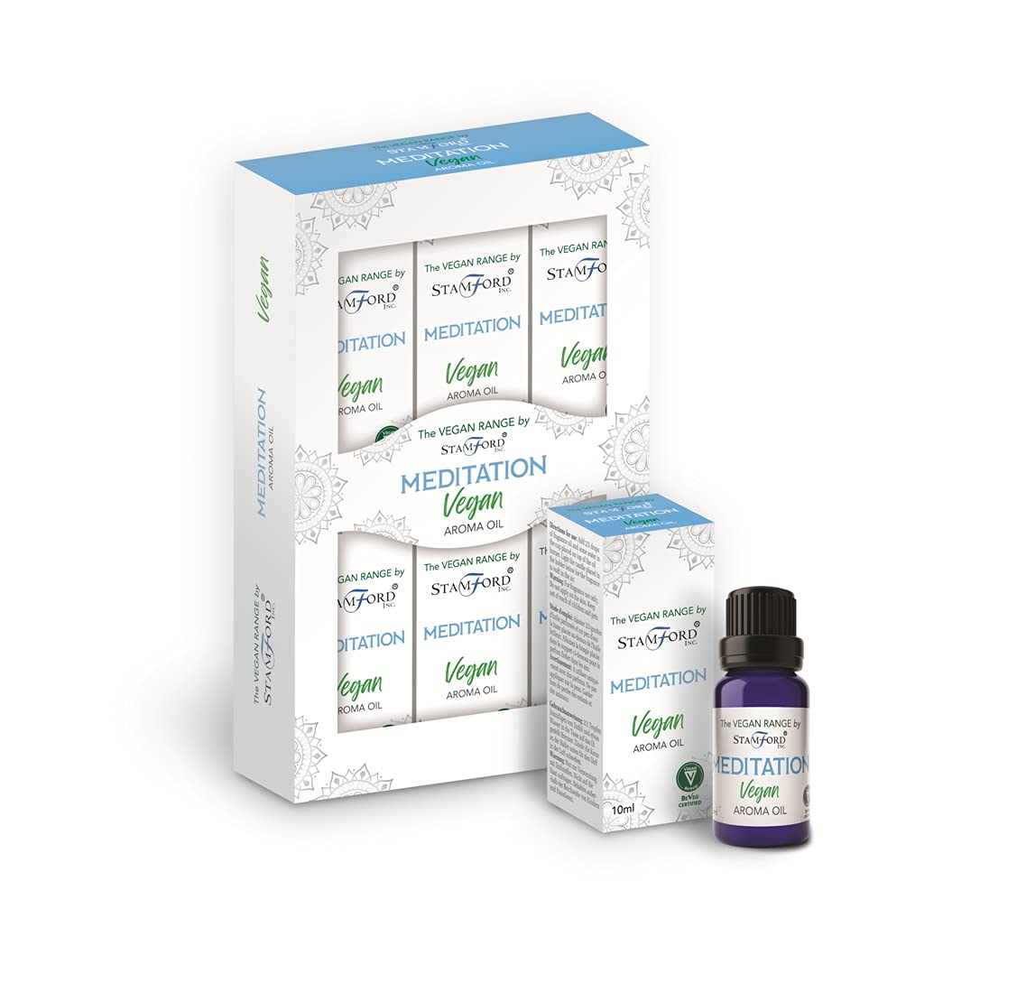 The Vegan Range by Stamford - Aroma Oils. 6packs x 10ml -Meditation