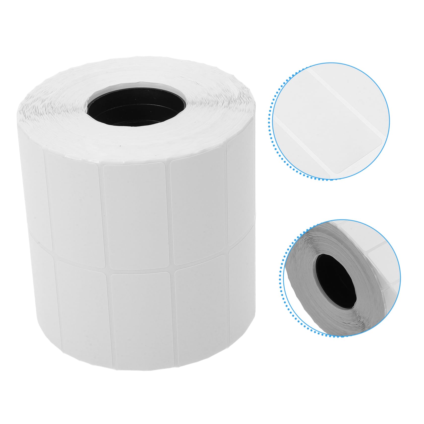 Anneome Etichette Adesive Rotolo Etichette Autoadesive per Alimenti Barattoli Congelatore Cucina Bianco 4000 Etichette/roll Resistente All'uso Facile da Scrivere in Carta Coperchiata