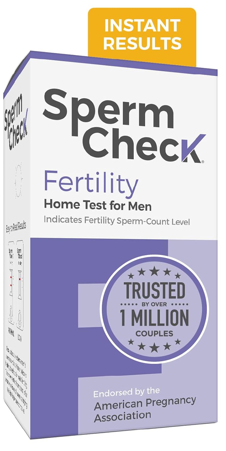 SpermCheck Fertility Sperm Count Test for Men at Home Sperm Test Easy to Read Results Over 98 Accurate