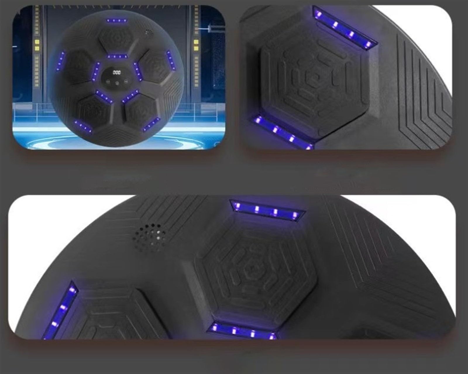 Indoor Muziek Boksmachine Muurmontage, Muziek Elektronische Boksen Muur Doel Met Bluetooth, Muziek Boxer voor Thuis Workout En Familie Plezier Gift Boksen Game