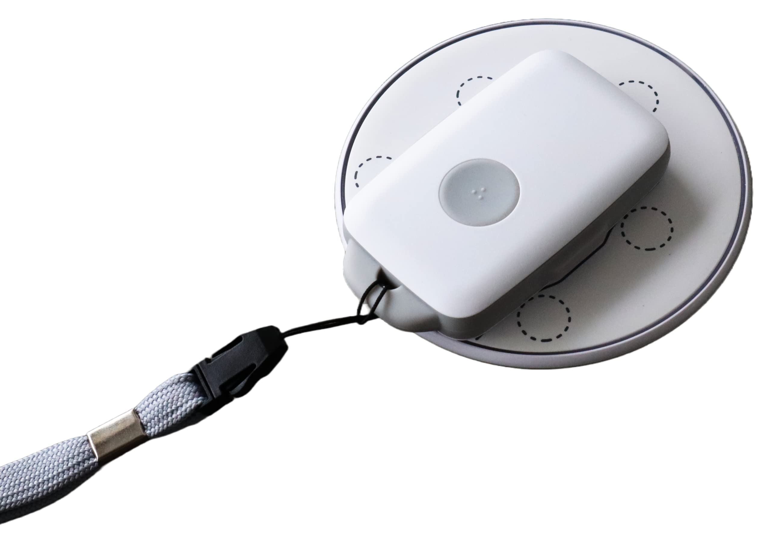 DOSCH&Amand Botón de Llamada de Emergencia para Personas Mayores, Detector de caídas, teléfono Ciego parlante para su Propio Sistema telefónico DECT, sin costes mensuales, DA1432XL