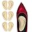 Dr. Foot\'s Arch Support Shoe Insoles for Flat Feet, Gel Arch Inserts for Plantar Fasciitis, Adhesive Arch Pad for Relieve Pressure and Feet Pain- 3 Pairs (Beige, 3 Count (Pack of 1))