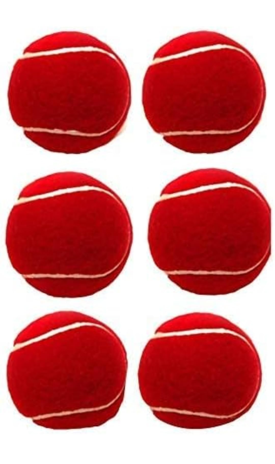 Cricket Ball for Practice and tournaments, Tennis Ball for Kids and Youth Playing, Tennis Ball (Pack of 6) (B0CZS946RD) Amazon Price History, Amazon Price Tracker