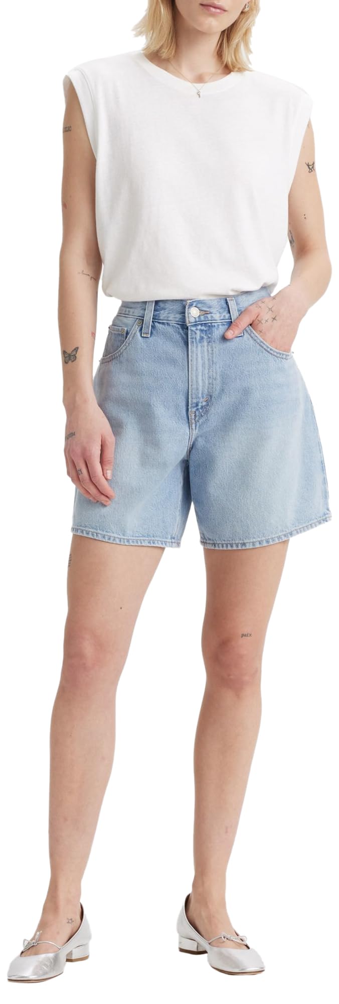 Levi's High Baggy Short - Shorty Kobiety