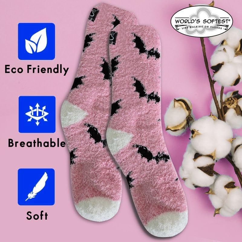 World's Softest Spring Cozy Crew OS Socks - Comfortable Crew Socks for Women - Image 5