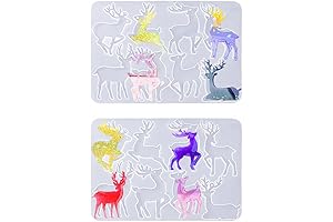 Captivating Deer Resin Mold: Unleash Your Creativity with Enchanting Animal Jewelry